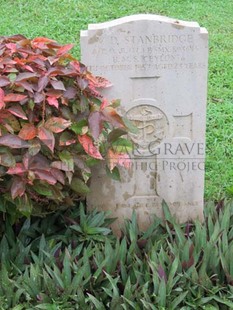 TRINCOMALEE WAR CEMETERY - STANBRIDGE, V D